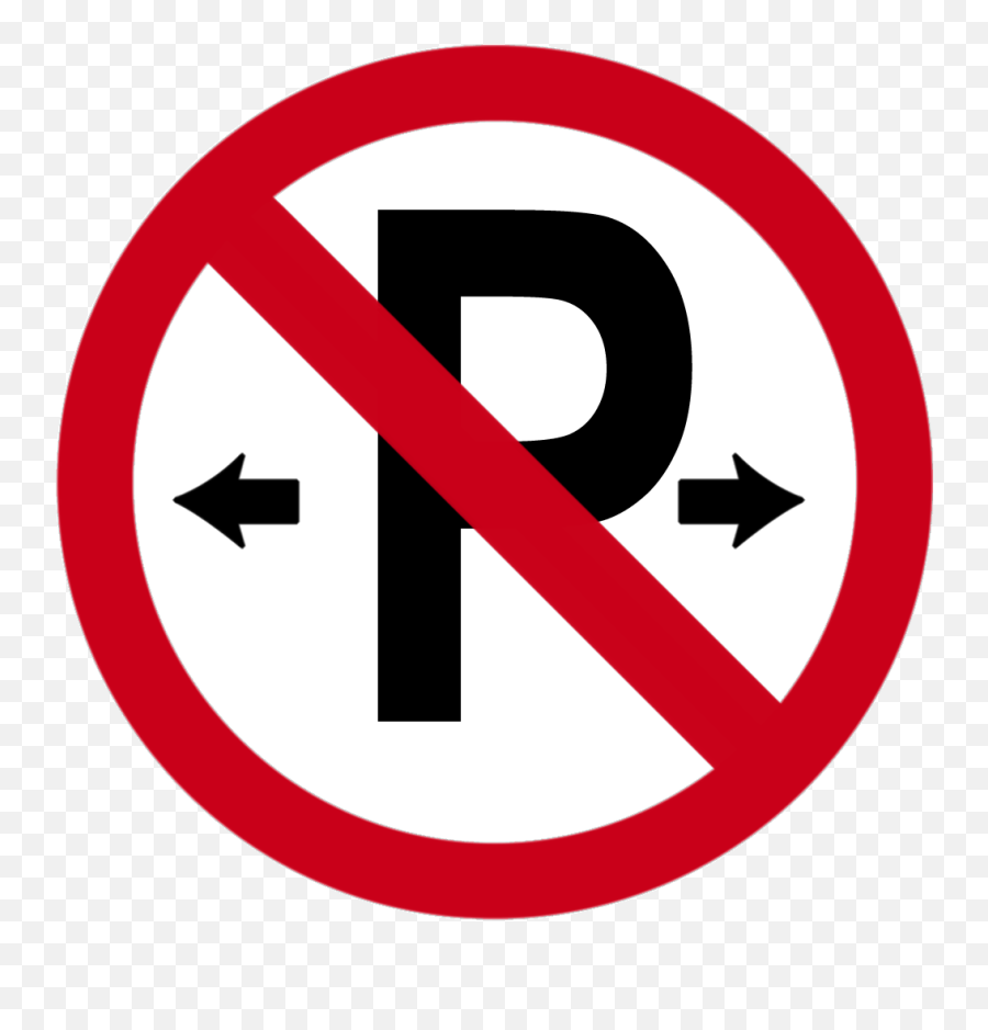 Regulatory Traffic Signs Ireland - Road Sign Is No Parking Png,Red Circle With Line With Transparent Background