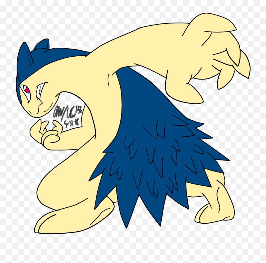 Creativecreature156 - Andycccomet On Twitter I Made A Fictional Character Png,Typhlosion Png