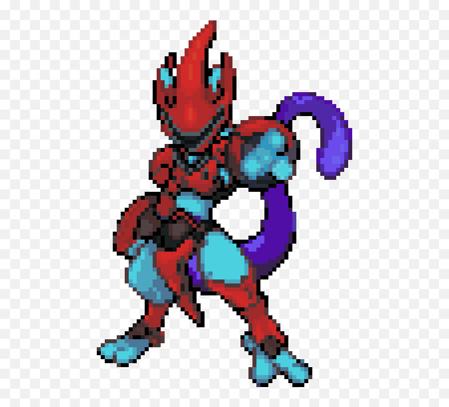 Bloody Armored Mewtwo By Tado Uwot - Album On Imgur Muñecos De Habbo Png,Mewtwo Transparent