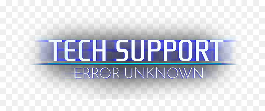 Error Unknown - Horizontal Png,Tech Support Png