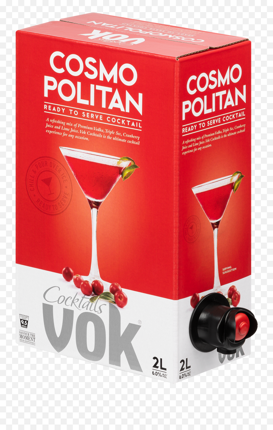 Vok Cocktails Cosmopolitan 2l - Vok Cocktails Png,Cosmopolitan Icon