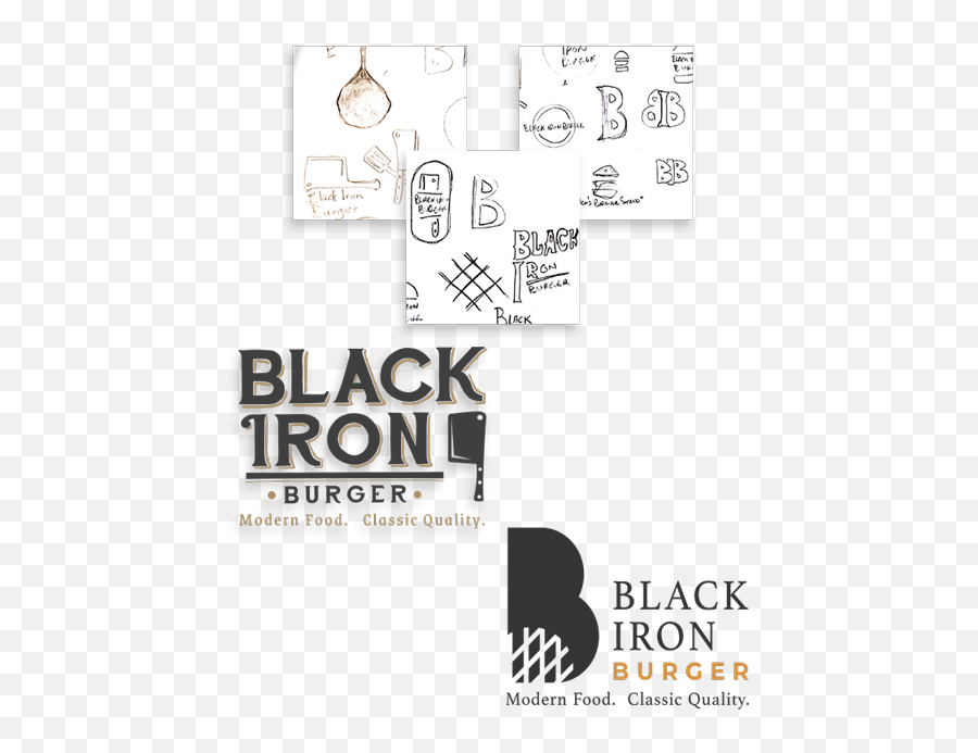 Black Iron Burger Passion Project Png Branding Icon
