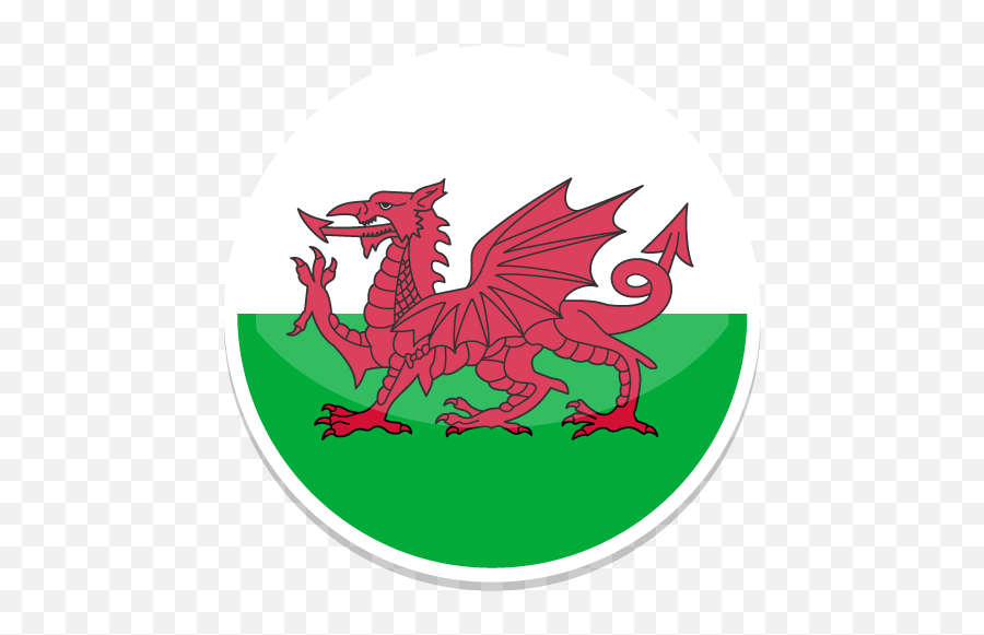 Wales Flag Flags Free Icon Of Round World Icons - Wales Flag Round Png,Green Flag Icon