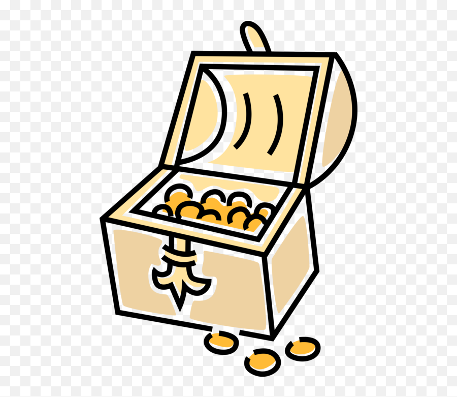 Pirateu0027s Treasure Chest - Vector Image Schatztruhe Clipart Png,Treasure Chest Icon Png