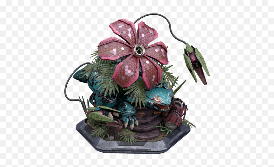 Frame Wars - Artificial Flower Png,Venusaur Png