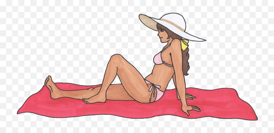 Download Free Png Beach Girl 3 - Dlpngcom Tanning Women Png,Bikini Model Png