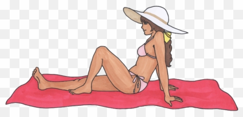 Download Free Png Beach Girl 3 - Dlpngcom Tanning Women Png,Bikini Model Png
