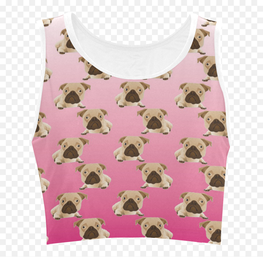 Cute Pugs - Cute Top Transparent Background Png,Pug Transparent Background