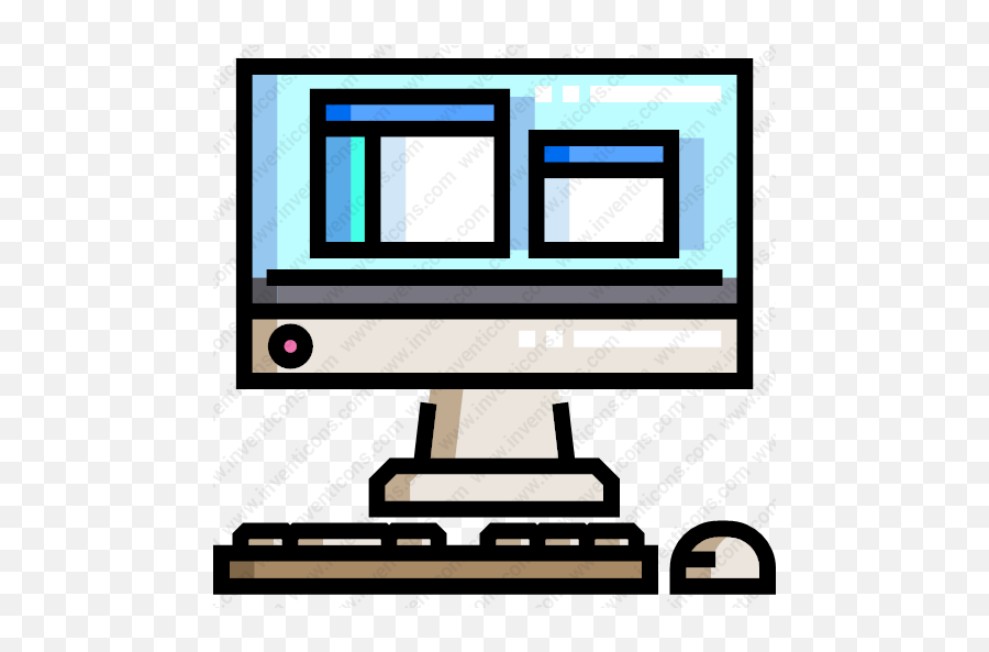 Download Occupationwork Personal Computer Desktop - Horizontal Png,Desktop Computer Icon