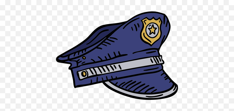 Police Hat Graphics To Download - Drawn Police Cap Png,Police Hat Icon