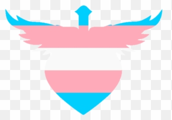 Made Few More Symbols With The Trans Flag For Stamping - Vertical png