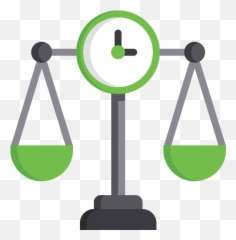 Time Balancing Icons - Weighing Scale png