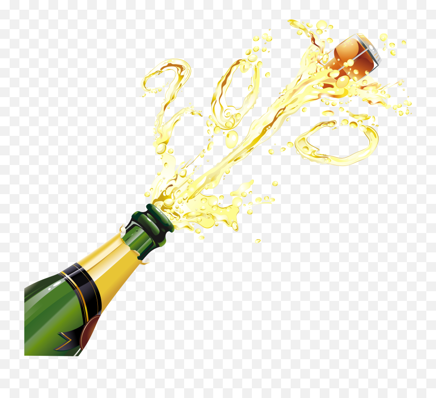 Champagne Png Hd - Champagne Bottle Transparent Background,Champagne Png