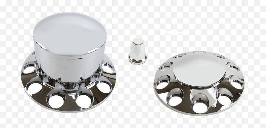 Chrome Wheel Cover Kit - Locking Hubs Png,Where Is The Wrench Icon In Chrome