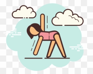 Gymnastics Icon In Cloud Style - Signos De Interrogacion Aesthetic png