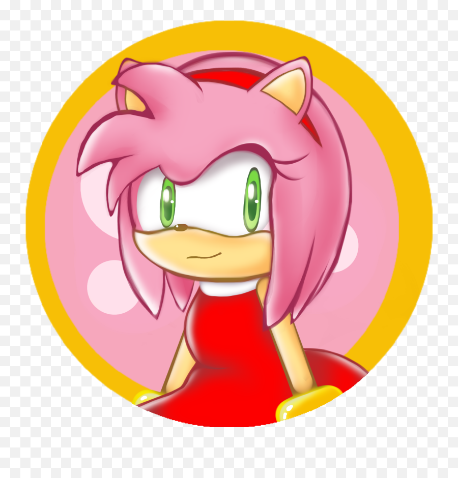 Amy Rose Buttonicon By Pwinsu - Fur Affinity Dot Net Icon Amy Rose Png,Sonic Boom Icon