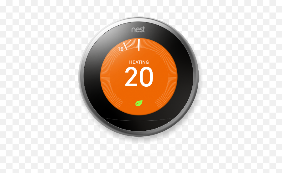 Google Nest Learning Thermostat - Nest Thermostat Png,Nest Thermostat E Stuck On Home Icon