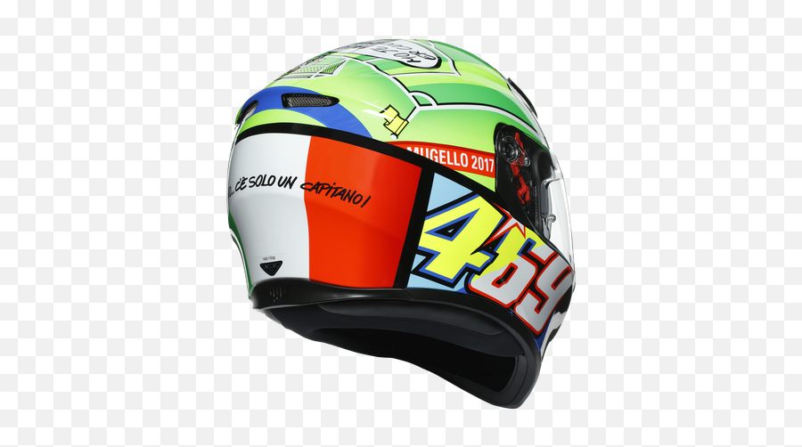 K3 Sv Top Ece Dot - Rossi Mugello 2017 Agv K3sv Rossi Mugello 2017 Png,Airflow Icon 60 Review