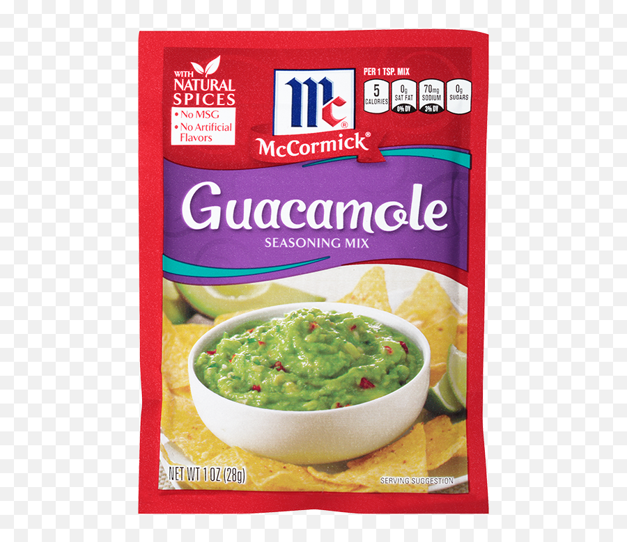 Mccormick Guacamole Seasoning Mix Png