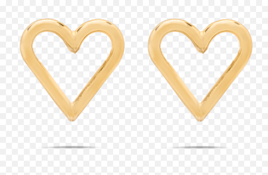 New Heart Outline Studs - Heart Png,Transparent Heart Outline