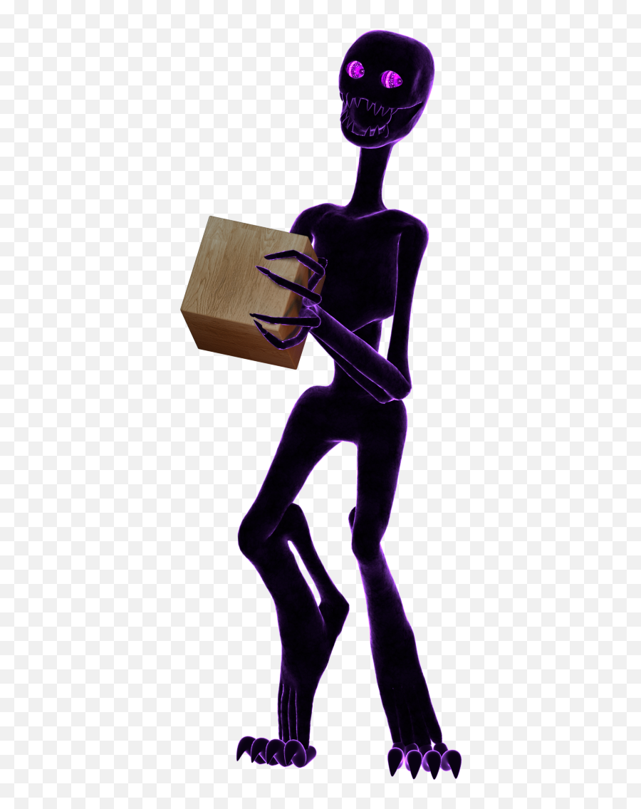 Enderman 3d Model - 3d Enderman Png,Minecraft Enderman Png