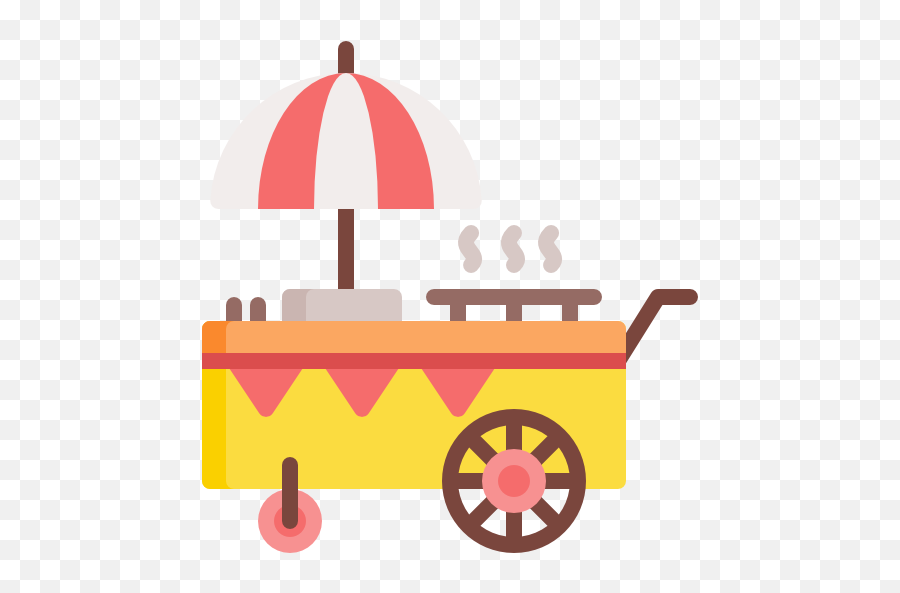 Street Food - Free Food Icons Food Cart Clipart Png,Street Icon