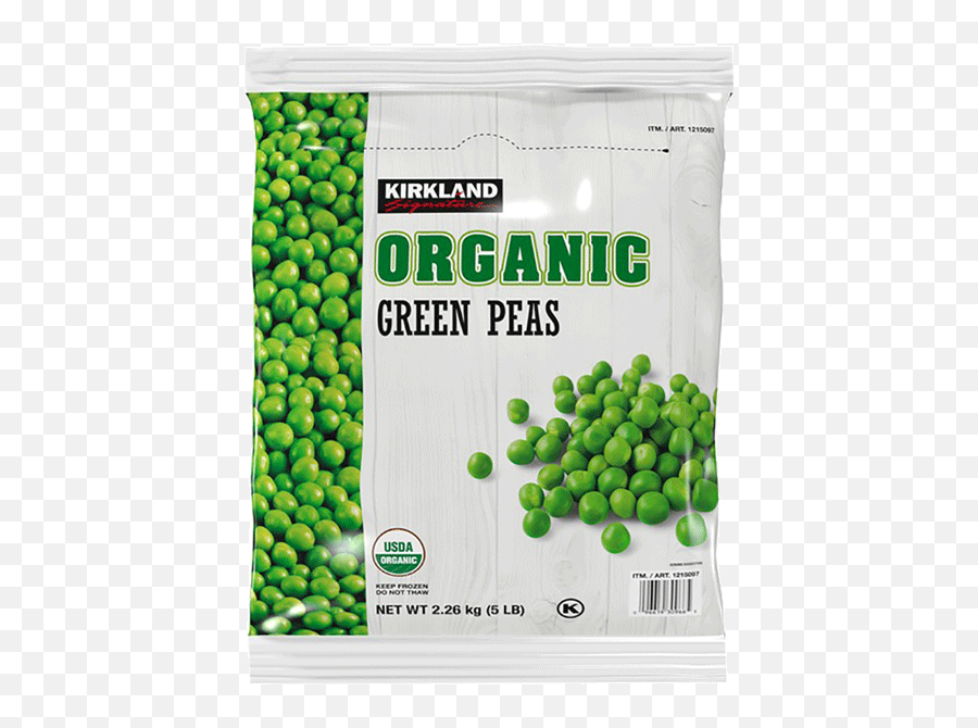 Kirkland Signature Organic Green Peas 5 Lbs U2022 Thirstyrun - Costco Frozen Green Peas Png,Peas Png