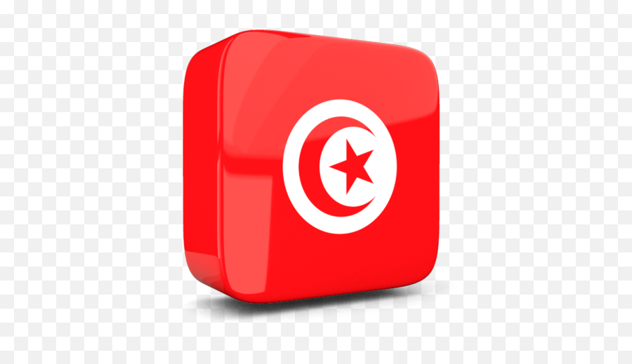 Glossy Square Icon 3d Illustration Of Flag Tunisia - Tunisia Flag Glossy Square Png,Red Square Icon