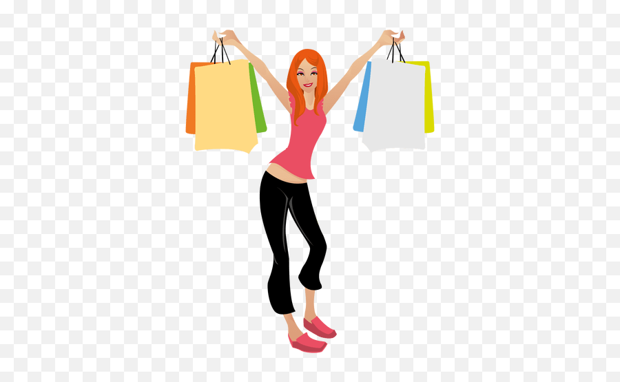 Shopping Transparent Png Clipart Free - Girl With Shopping Bags Clipart Png,Shopping Transparent
