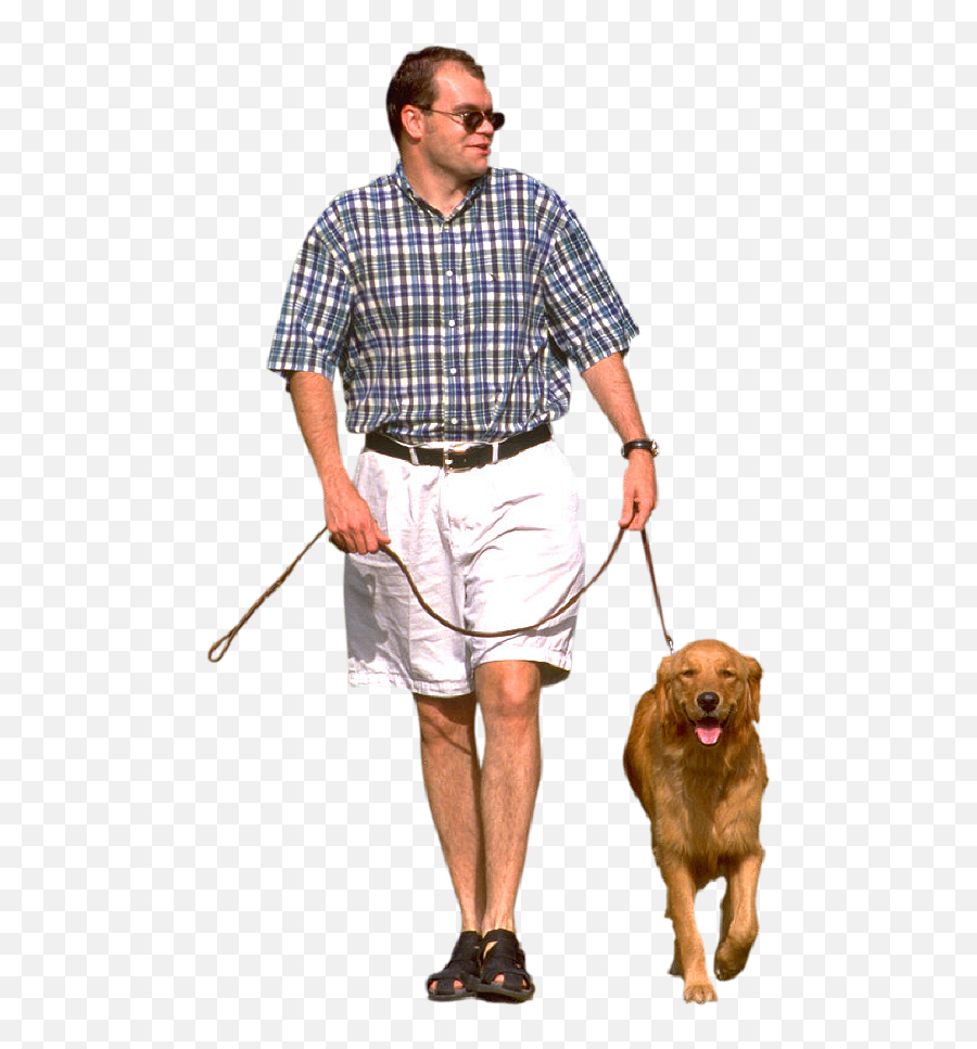 Man Walking Dog Png 1 Image - Dog Walking Png,Family Walking Png