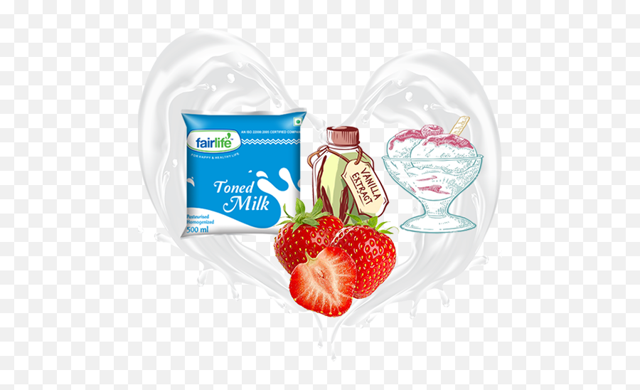 Fairlife - Strawberry Png,Vanilla Extract Png
