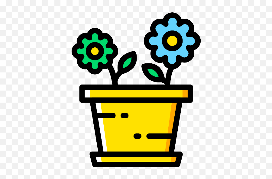 Flowers Flower Png Icon 4 - Png Repo Free Png Icons Clipart Basket Png Black And White,Yellow Flower Png