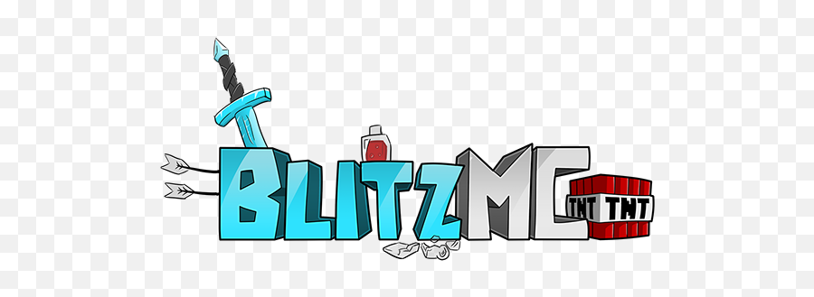 Blitzmc Minecraft Server Logo - Minecraft Server Png,Minecraft Logo
