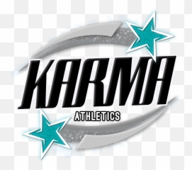 Karma Athletics Cheerleading Gym Logo And Flyer - Emblem png