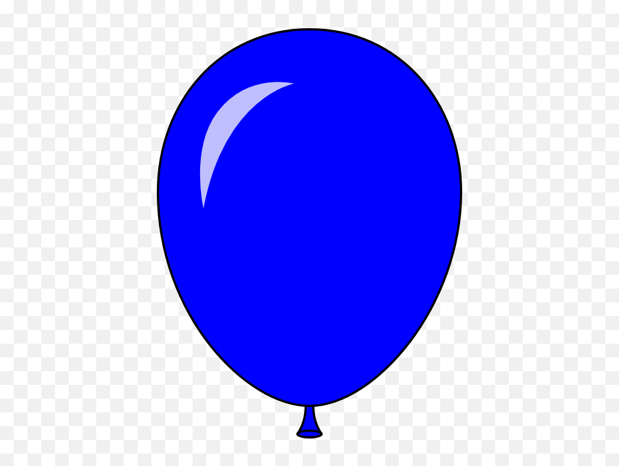 Balloons Border - Dark Blue Balloon Clipart Png Download Clip Art Purple Balloon,Balloon Clipart Png