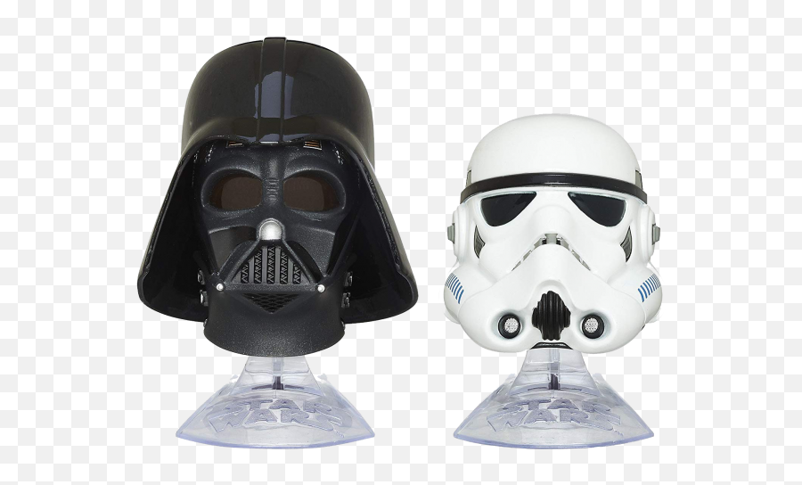 Star Wars Black Series Titanium Darth Vader And Stormtrooper - Star Wars Dc Black Series Die Cast Helmet 2 Pack Png,Darth Vader Helmet Png