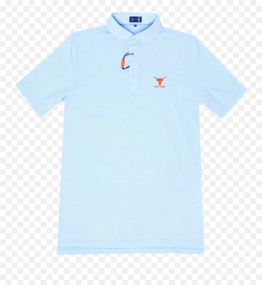 Stitch Golf Ut Ascari Stripe Polo U2014 The University Of Texas Club - Polo Shirt Png,Stitch Png