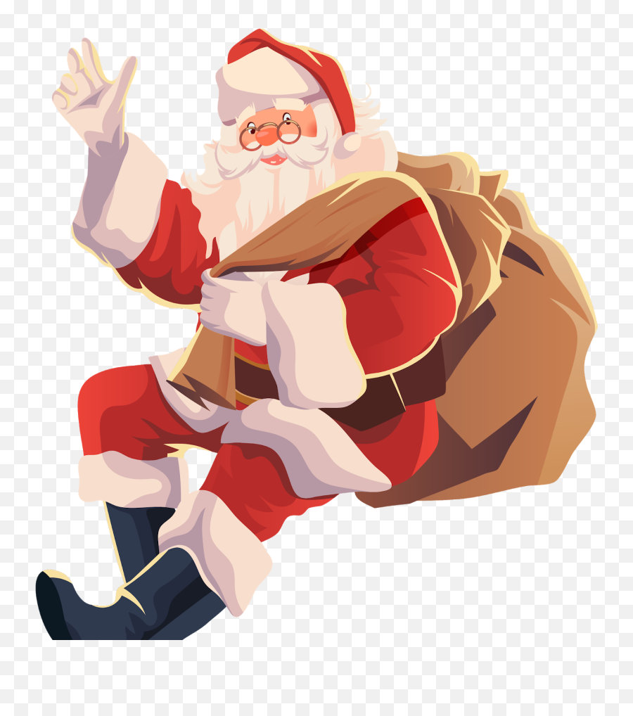 Santa Claus Vector Png - Christmas Tree Png Transparent Calendario Homem Aranha 2021,Santa Claus Transparent