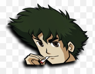 Spike Spiegel Peeker Sticker - Cartoon Png,Spike Spiegel Png