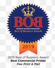 Paw Print Voted Best Commercial Printer Png