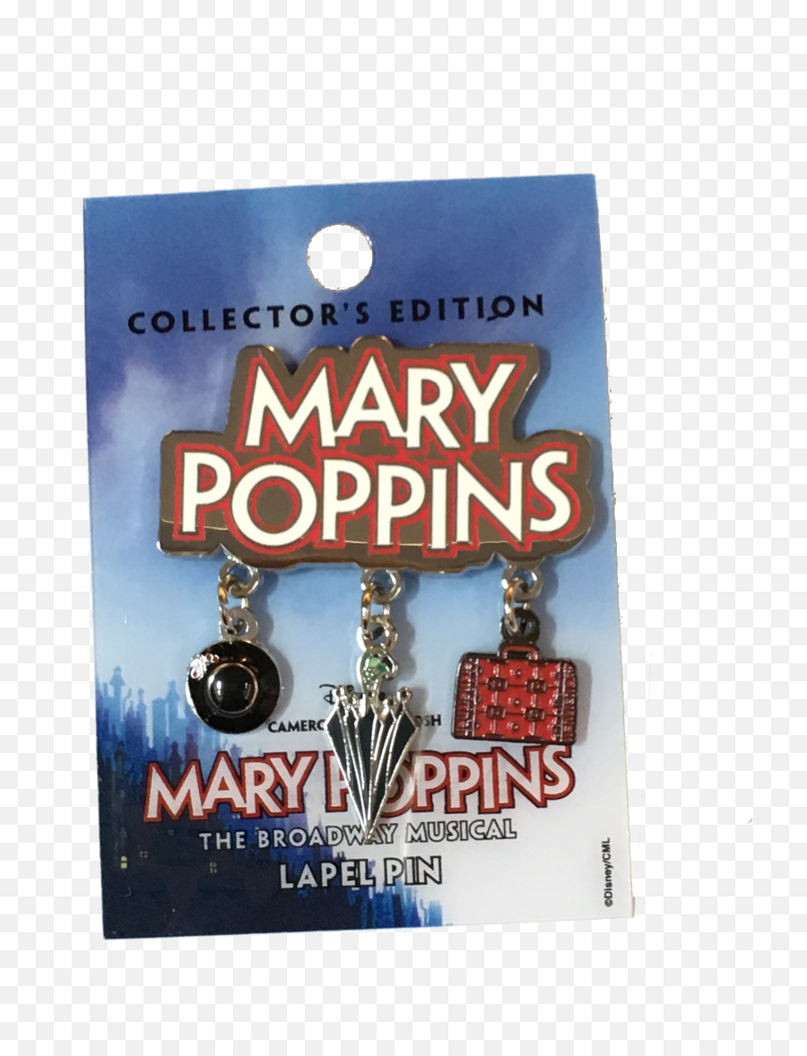 Mary Poppins The Broadway Musical Dangle Pin - Mary Poppins Musical Pin Png,Mary Poppins Png