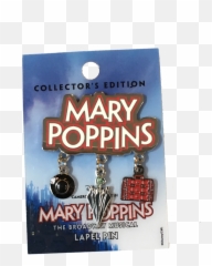 Mary Poppins The Broadway Musical Dangle Pin - Mary Poppins Musical Pin Png,Mary Poppins Png