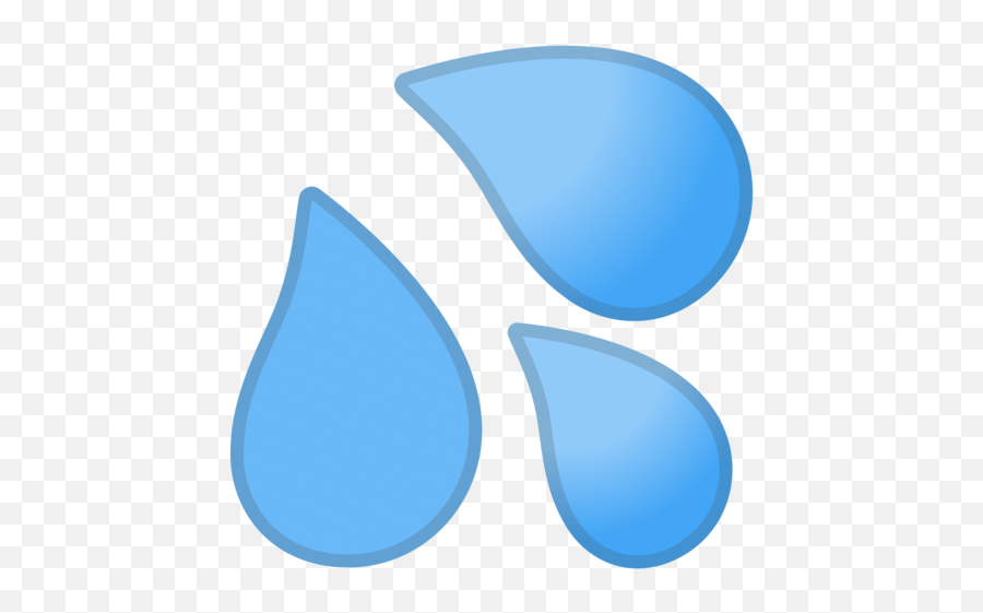 Sweat Droplets Emoji - Sweat Icon Png,Water Drop Emoji Png