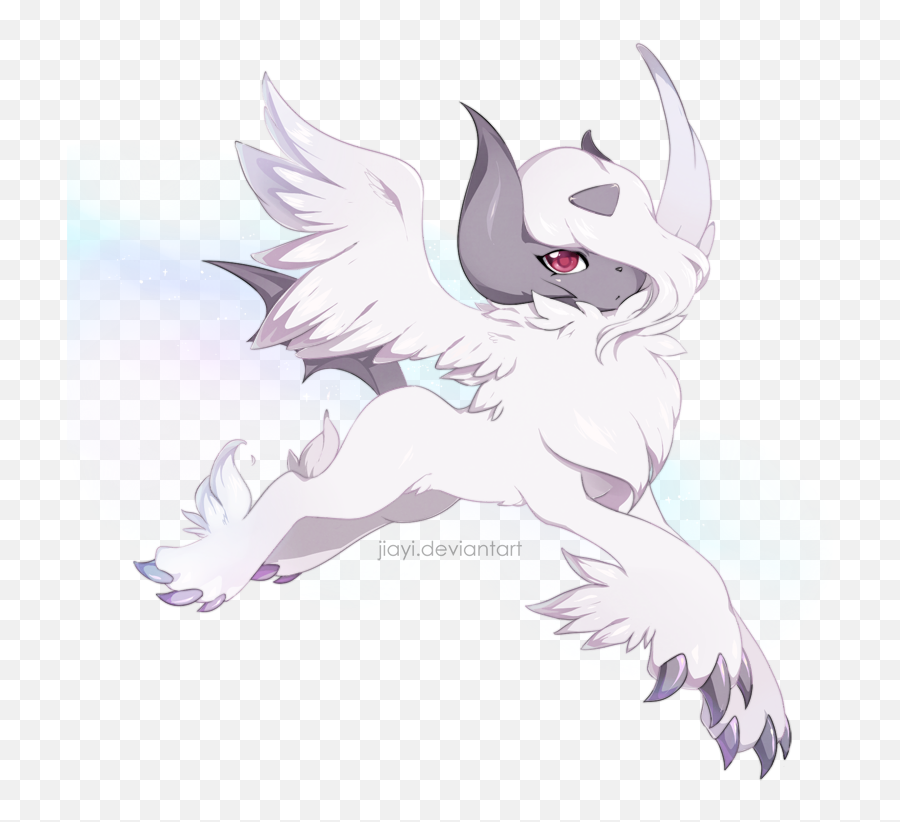 Absol And Mega Drawn - Absol Megaform Png,Absol Png