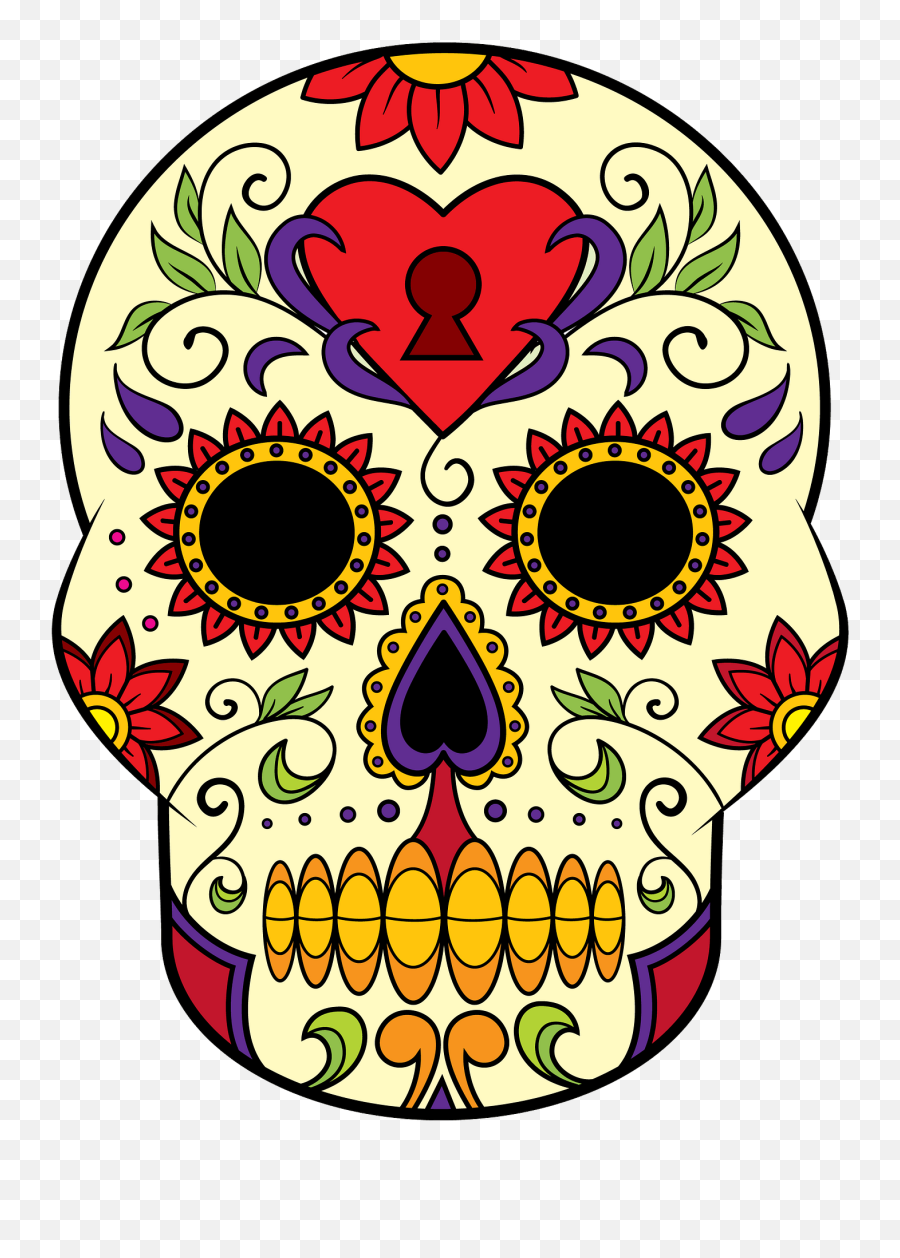 Sugar Skull Clipart - Sarina State High School Png,Skulls Transparent