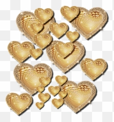 Gold Heart Png - Images Transparent