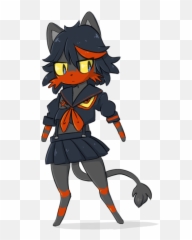 Download Ryuko Matoi - Cartoon Full Size Png Image Pngkit Fictional Character,Ryuko Matoi Transparent