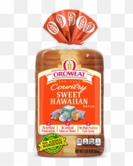 Oroweat Premium Breads Sweet Hawaiian - Oroweat Sweet Hawaiian Bread Png,Bread Slice Png