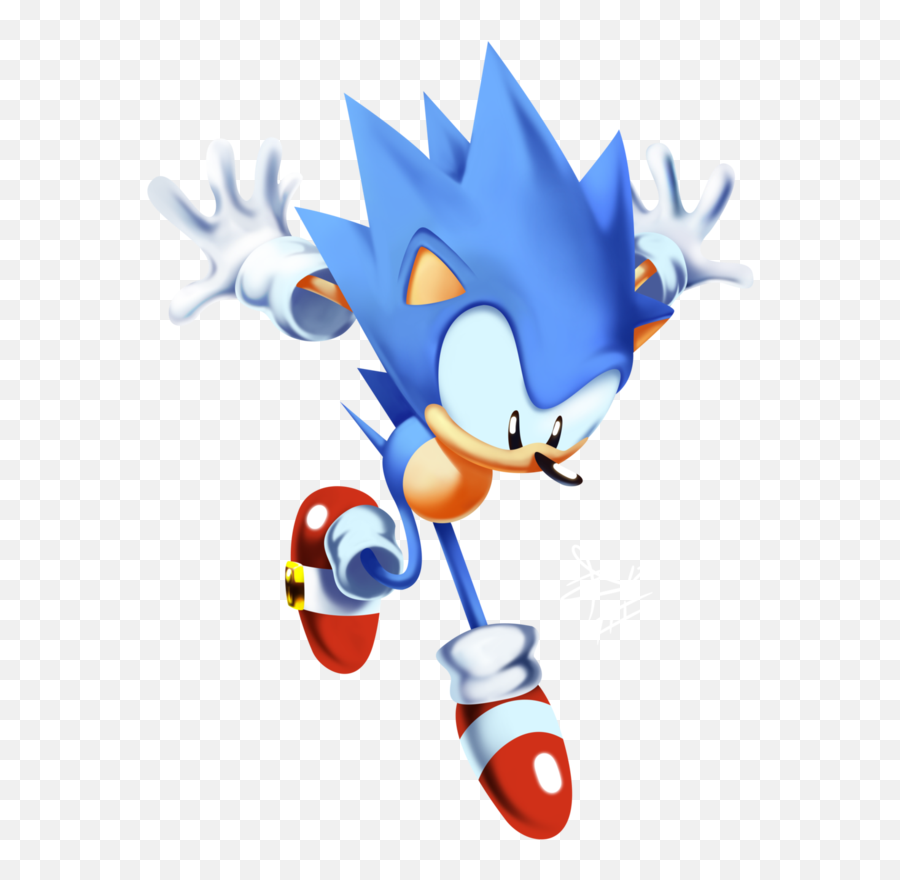 Download Sanic Drawing Classic Png