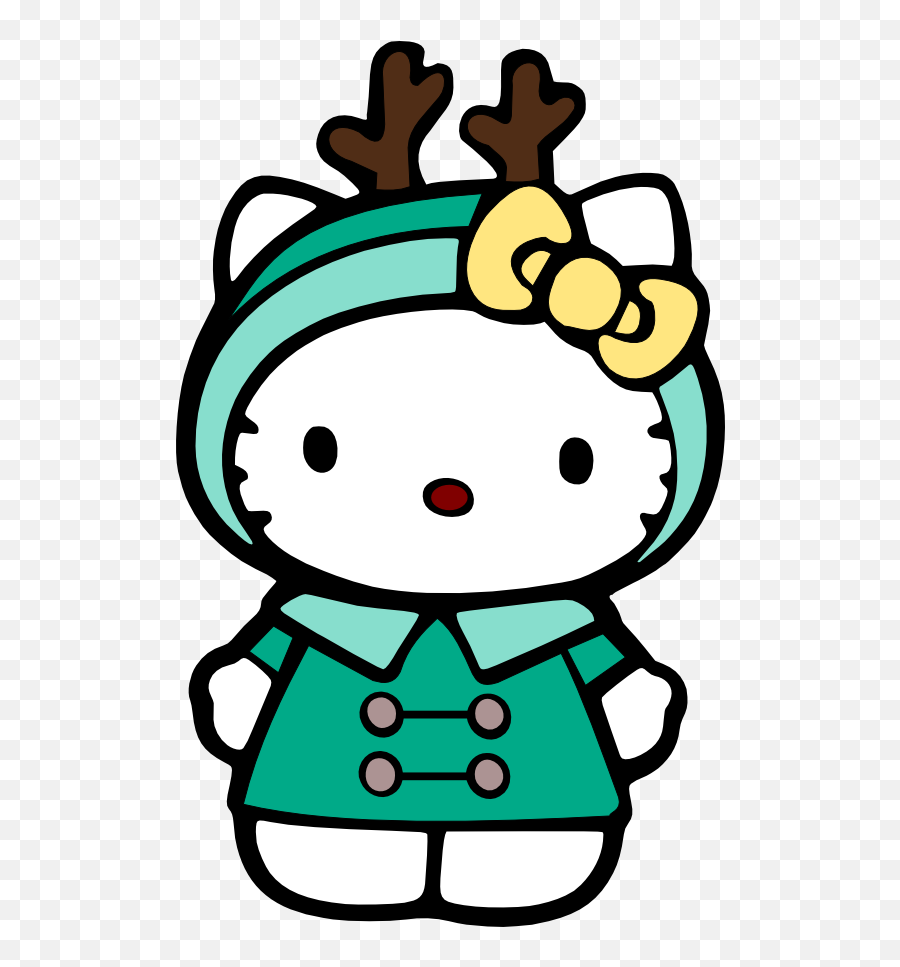 Hello Kitty Free Clip Art Clipart 5 - Hello Kitty Clipart Christmas Png,Hello Kitty Desktop Icon Windows 7